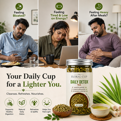 Daily Detox Herbal Tea | Lemongrass Tea | 30+ Cups