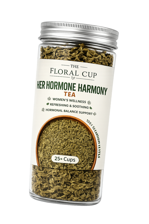Her Hormone Harmony Herbal Tea | Spearmint Leaf Tea | 25+ Cups