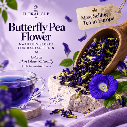 Glow & Focus Herbal Tea – Butterfly Pea Flower