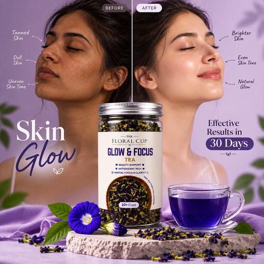 Glow & Focus Herbal Tea – Butterfly Pea Flower